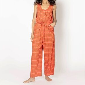 Ace & Jig Cherry Jumpsuit in Cayenne
